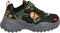 Skechers Skech-O-Saurus - Jongens Sneakers - Gore & Strap met Dinosaur Details - Black/Lime - Maat 32