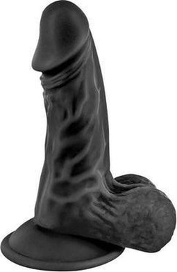 Real Body Mike - Realistische Dildo met Zuignap - 13 x 3.8cm - Zwart