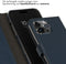 Selencia iPhone 15 Pro Max - Echt Lederen Bookcase - 3 Pashouders - Blauw