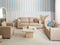 Bank HELSINKI Leer Beige 3-zitter