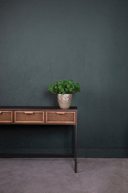 PTMD Leaves Plant Bladeren Kunsttak - 23 x 14 x 42 cm - Groen