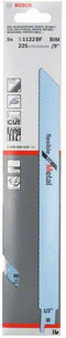 Bosch S 1122 BF - Flexible for Metal - 5 stuks - BIM gezet gefreesd (5 stuks)