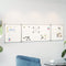 vidaXL Whiteboard magnetisch inklapbaar 200x50x1,7 cm aluminium
