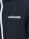 JACK & JONES JUNIOR JJERUSH BLOCKING HOOD BOMBER NOOS JNR - Jongens Jas - Water- en windafstotend - Navy (152)