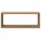 vidaXL - Wandschappen - kubus - 2 - st - 60x15x23 - cm - hout - artisanaal - eiken