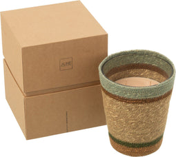J-Line Geurkaars Mand Beige Bei/Bl Large - 75 Uur