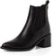 TAMARIS Core Enkellaarsjes - Leer - Antislip - Zwart