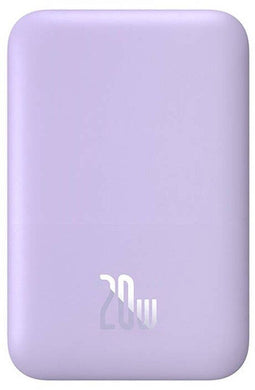 Baseus Mini 6.000 mAh - Powerbank - Draadloos opladen met MagSafe 15W - Paars