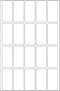 Huismerk Herma 10609 Movable Etiket 19X40mm Wit - 640 etiketten