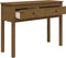 vidaXL - Wandtafel - 100x35x75 - cm - massief - grenenhout - honingbruin