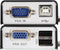 Aten CE100 - MINI USB KVM Extender - ESD-bescherming - Zwart