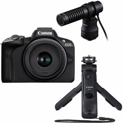 Canon EOS R50 - Systeemcamera - RF-S 18-45mm F4.5-6.3 IS STM - Zwart