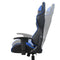 Gamestoel Thomas met voetsteun - bureaustoel racing gaming - ergonomisch - zwart blauw
