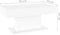 vidaXL - Salontafel - 96x50x45 - cm - bewerkt - hout - wit