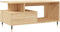 vidaXL - Salontafel - 90x49x45 - cm - bewerkt - hout - sonoma - eikenkleurig