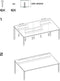 BRASQ Verstelbare Kabelgoot - Kabelorganiser - 79-150 cm - Wit