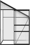vidaXL - Broeikas - 2,59 - m³ - aluminium - antracietkleurig