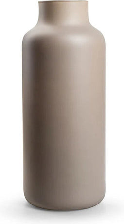Eco vaas 'gigi' mat grijs h35 d14,5 cm