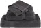 vidaXL - Handdoeken - SOLUND - 4 - st - 600 - g/m² - 50x100 - cm - antracietkleurig
