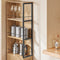 SoBuy NSR13-N - Keukenwagen - 3 Laden - Wood Composite - Naturel/Zwart