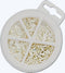 NWS 144-BS-500 Assortiment adereindhulzen 0.5 mm², 0.75 mm², 1 mm², 1.5 mm², 2.5 mm² Ongeïsoleerd Zilver 500 stuk(s)