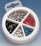 NWS 144-BS-500 Assortiment adereindhulzen 0.5 mm², 0.75 mm², 1 mm², 1.5 mm², 2.5 mm² Ongeïsoleerd Zilver 500 stuk(s)