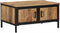 vidaXL - Salontafel - 80x50x40 - cm - massief - ruw - mangohout