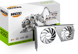 INNO3D GeForce RTX 4060 - Videokaart - 8GB GDDR6 - Wit