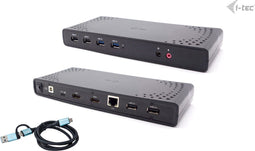 i-tec CADUALHDMIDOCKPD - Docking Station - 2x HDMI 100W Power Delivery - USB-C/USB-A/Thunderbolt
