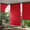 vidaXL - Balkonscherm - 145x250 - cm - rood