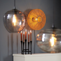 Leitmotiv Glamour Globe - Hanglamp - Dimbaar - Grijs