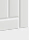 vidaXL Lucca - Vaatwaspaneel - bewerkt hout - wit - 60 x 1,5 x 67 cm