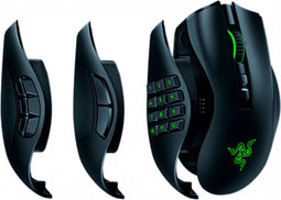 Razer Naga Pro - Draadloze Gamingmuis - 20.000 DPI - 3 verwisselbare zijpanelen (2, 6, 12 knoppen)