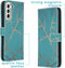 iMoshion Hoesje Geschikt voor Samsung Galaxy S21 Plus Hoesje Met Pasjeshouder - iMoshion Design Softcase Bookcase - Meerkleurig / Blue Graphic