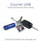 Integral Courier - USB Flash Drive 256GB - USB 2.0 - Blauw