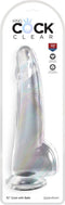 Pipedream - King Cock - Dildo met Balzak - 25,5 cm - Transparant