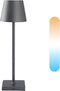 BREND BR-2228 - Draadloze Tafellamp - Dimbaar met 3 Lichtstanden - Antraciet