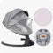 MoMi Kenani - Elektrische Babyschommel - Bluetooth - Afstandsbediening - 5 Schommelsnelheden - Donkergrijs
