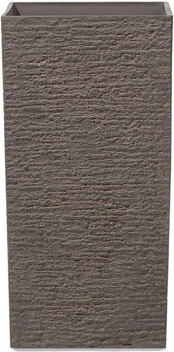 GAZA - Plantenbak - Donkerbruin - 35 cm - Stenenmix