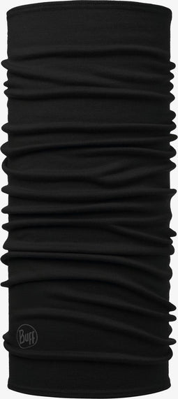 BUFF® Merino Midweight - Nekwarmer - 100% Merinowol - Zwart
