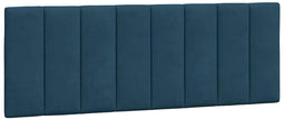 vidaXL Hanko - Hoofdbordkussen - Fluweel - 120 cm - Blauw