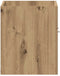 vidaXL - Wastafelkast - 60x38,5x46 - cm - bewerkt - hout - artisanaal - eikenkleur