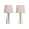 Bureaulamp Home ESPRIT Blauw Wit Groen 50 W 220 V (2 Stuks)