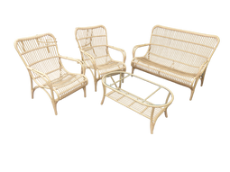 Eurofleur aanbieding - Tahiti loungeset light bamboo