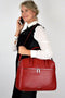 Gigi Fratelli Dames Leren Laptoptas 15 inch Romance Business ROM8002 Zwart