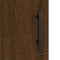 vidaXL - Dressoir - 69,5x34x90 - cm - bewerkt - hout - bruin - eikenkleur