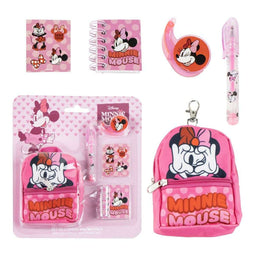 Schrijfset Minnie Mouse Multicolour 5 Onderdelen