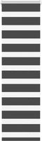 vidaXL - Zebra - rolgordijn - 45x150 - cm - stofbreedte - 40,9 - cm - zwart