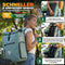 MIVELO 3-in-1 Fietstas - Rugzak & Schoudertas - Waterdicht 25 liter - Mint