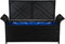 vidaXL - Opbergbankje - met - kussen - 138 - cm - poly - rattan - zwart